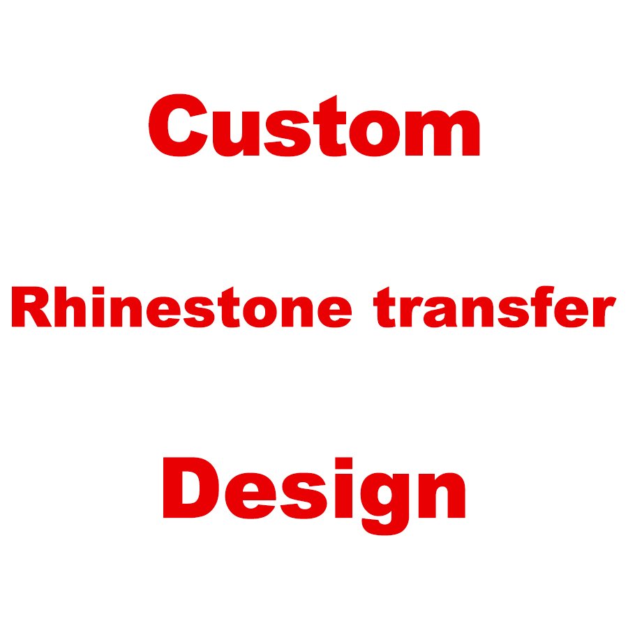 Brand new customization hotfix rhinestone transfer hot stamping t-shirt on iron on rhinestone transfer