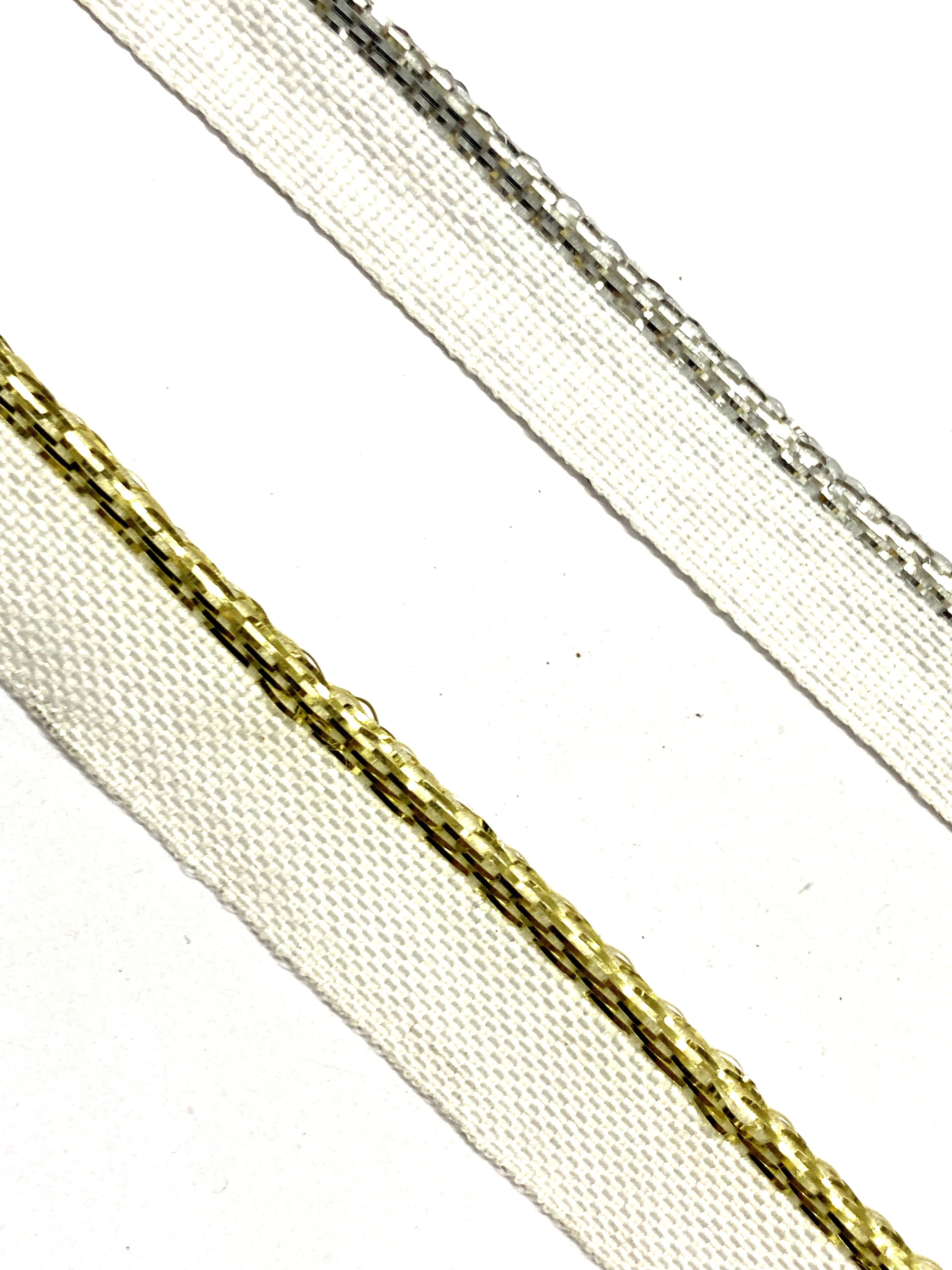 3+7mm Woven Rope Cord in Metallic Gold Piping Embroidered Fabric with Beads & Rhinestones Trimming for Shoes Braids Technique