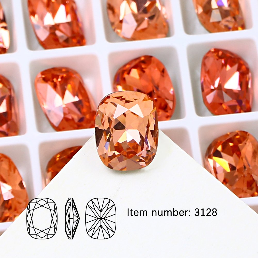Crystal rhinestones Custom plating color K9 Point Back Fancy Stone wholesale loose beads for Jewelry making nail rhinestone