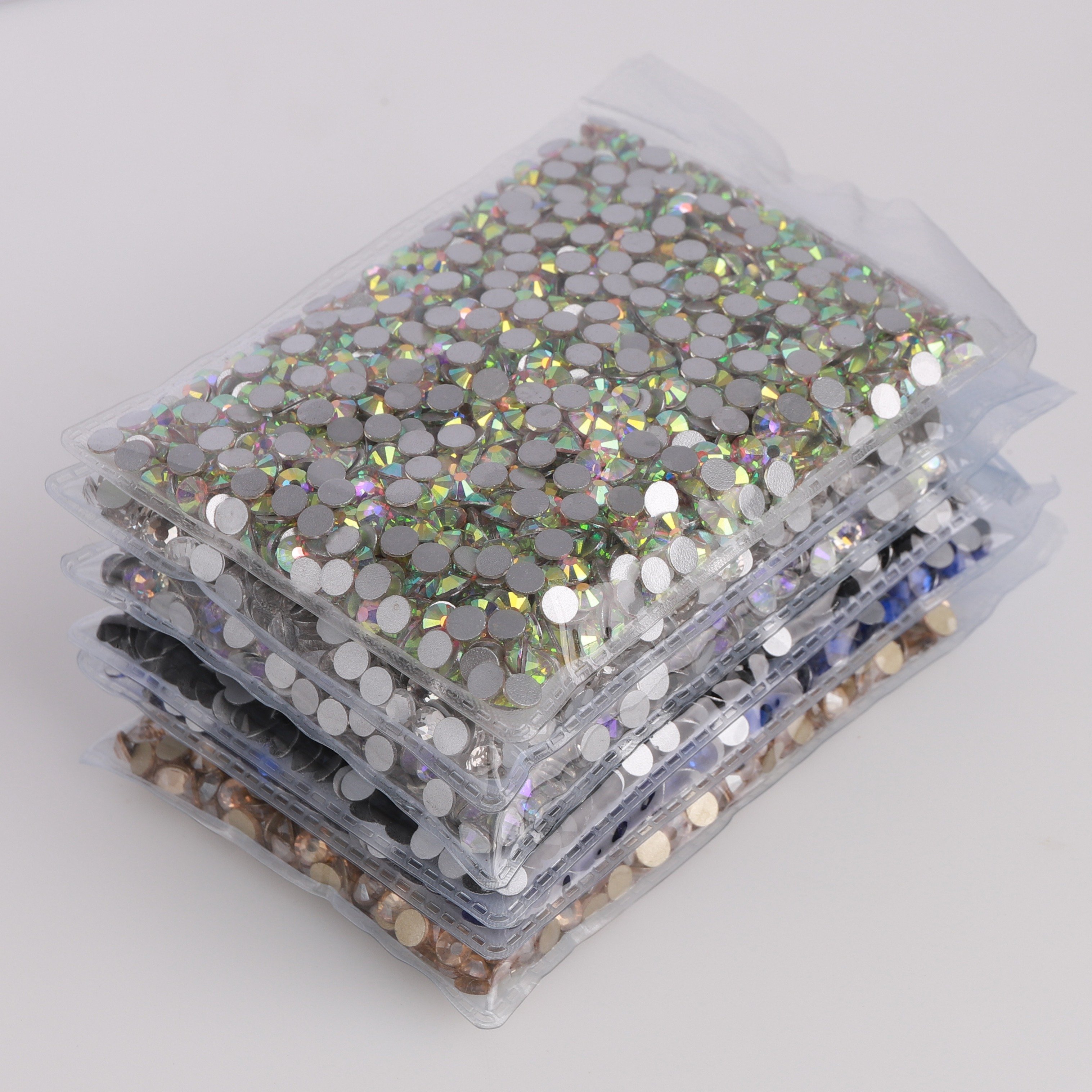 Wholesale Rhinestones Blingbling 100 Colors 12 Sizes Nail Art Crystal Rhinestone Hotfix Flat Back for Top Decoration Accessories