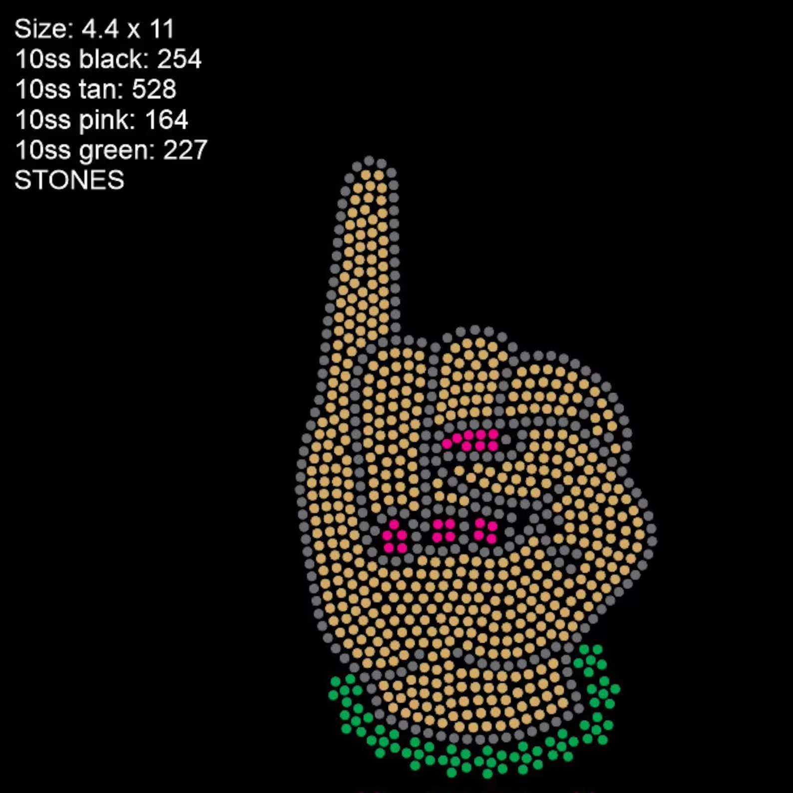 Bling Hot Fix Crystal Transfer Pinky AKA Rhinestone Transfers Designs For Garment Hat Shoes DIY