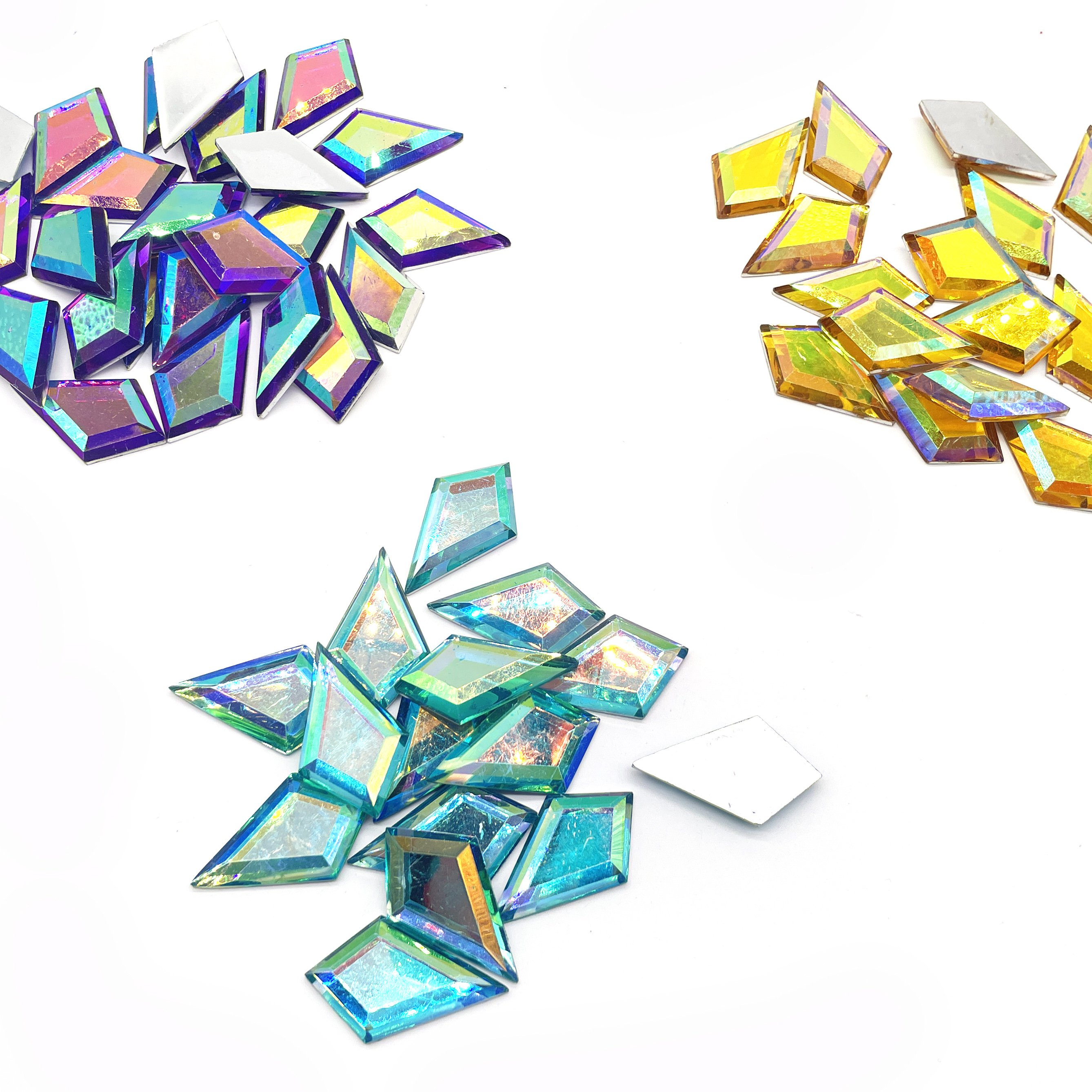 Factory Wholesale Shinning Resin Stone Rhinestones Various Colors and Shapes for Carnival Costume Decor Flatback Style