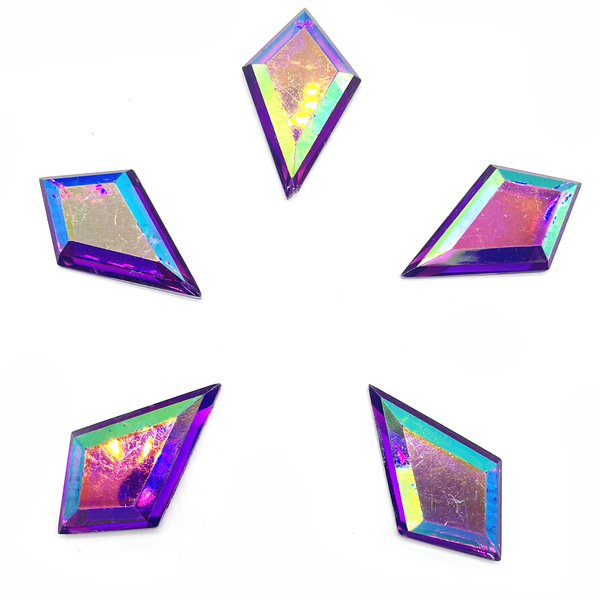Factory Wholesale Shinning Resin Stone Rhinestones Various Colors and Shapes for Carnival Costume Decor Flatback Style