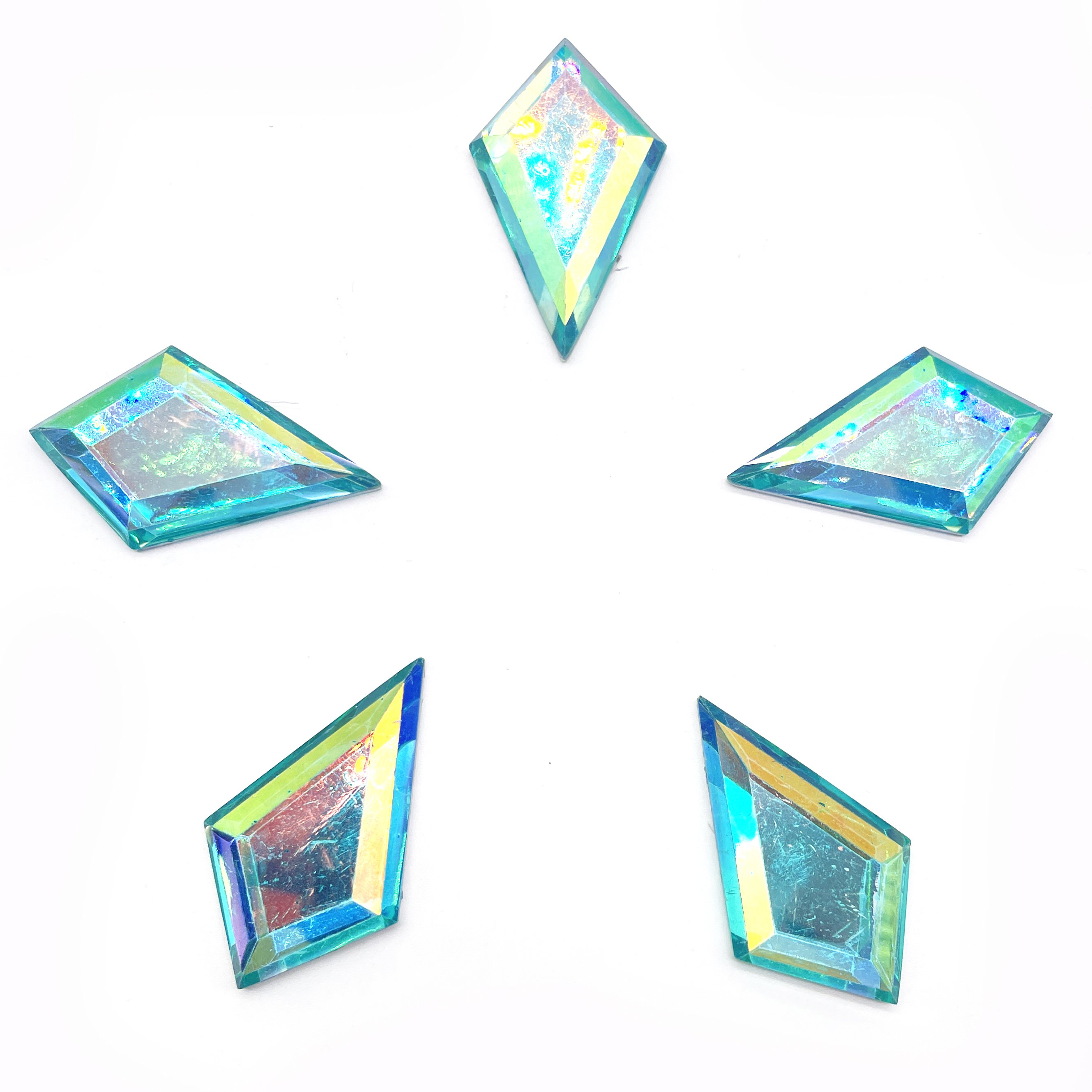 Factory Wholesale Shinning Resin Stone Rhinestones Various Colors and Shapes for Carnival Costume Decor Flatback Style