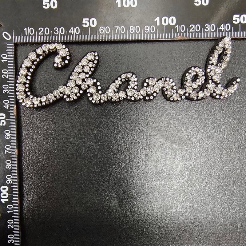 handmade bead rhinestone letter tide brand patchd black white clothing diy luggage accessories