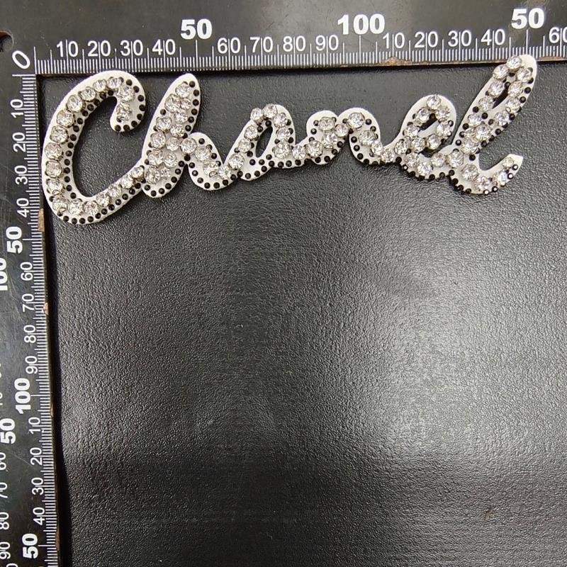 handmade bead rhinestone letter tide brand patchd black white clothing diy luggage accessories
