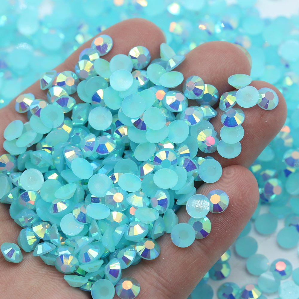XULIN Wholesale Bling Rhinestone AB Colour 2mm-6mm Crystal Stone Flat Back Rhinestone For Clothing dresses