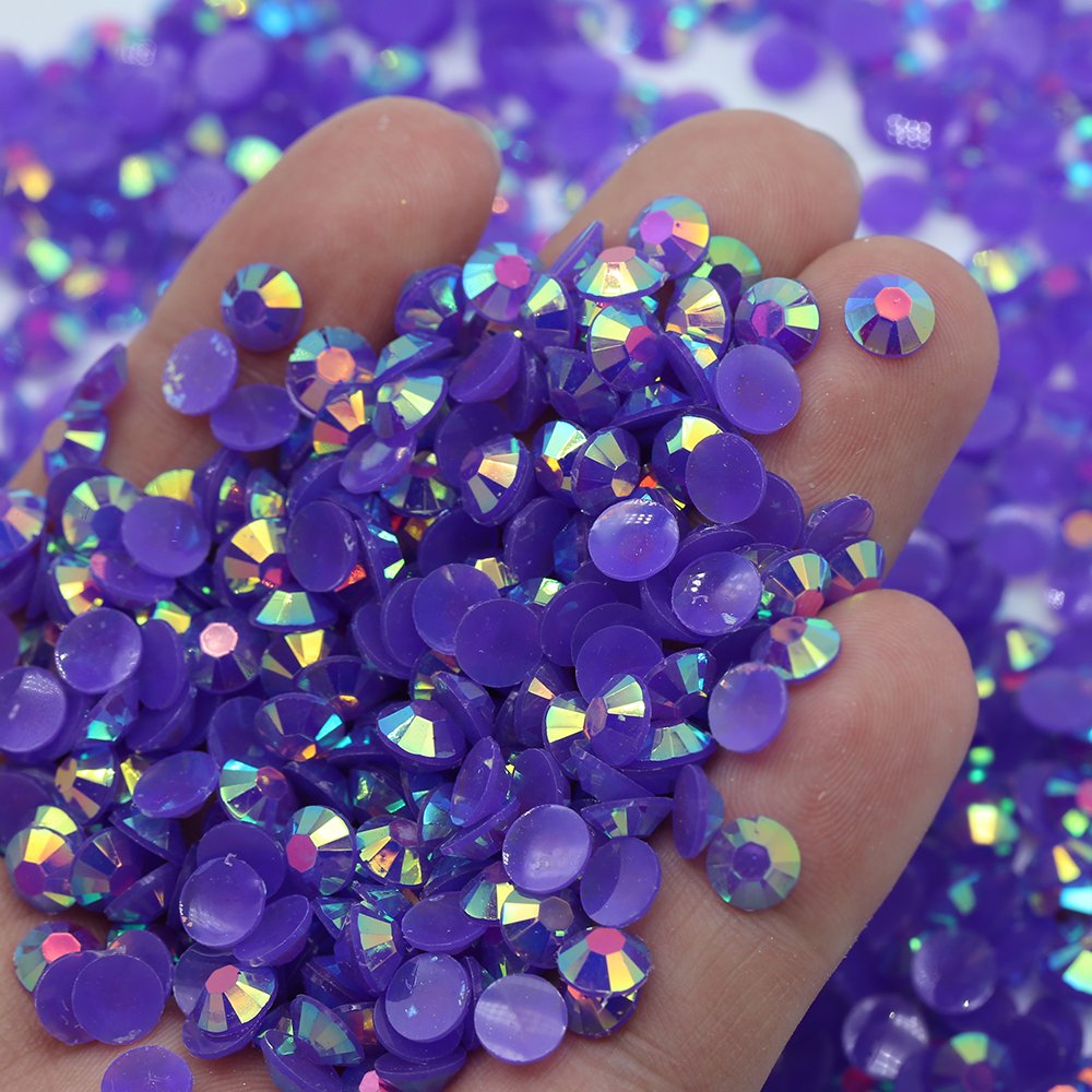 XULIN Wholesale Bling Rhinestone AB Colour 2mm-6mm Crystal Stone Flat Back Rhinestone For Clothing dresses