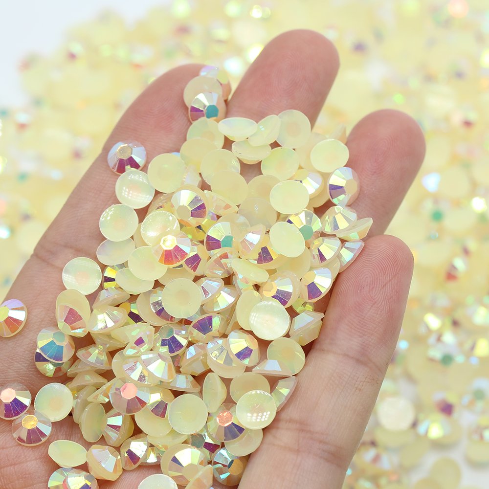 XULIN Wholesale Bling Rhinestone AB Colour 2mm-6mm Crystal Stone Flat Back Rhinestone For Clothing dresses