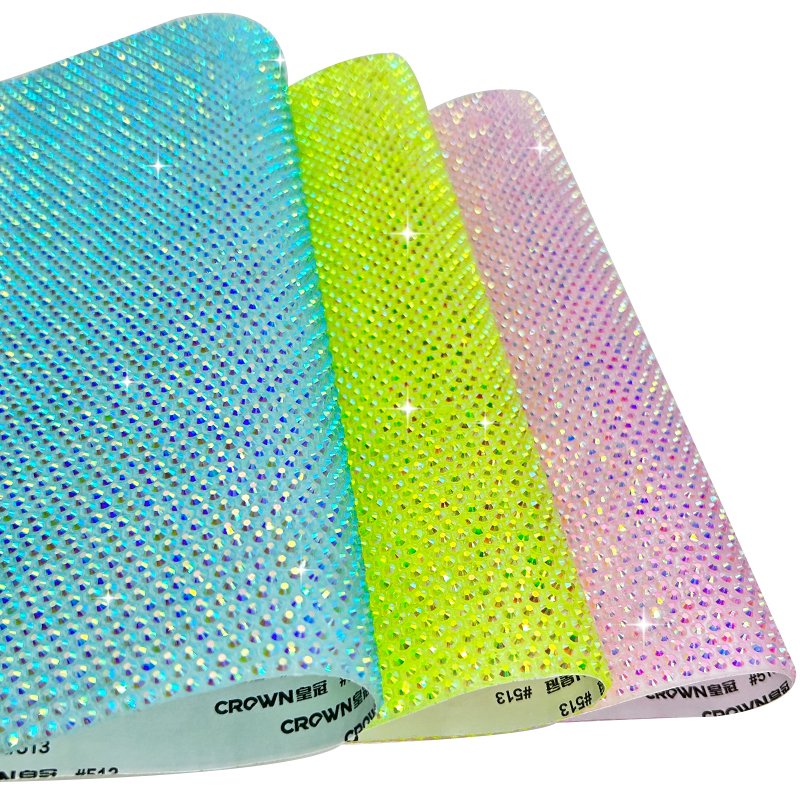 Rainbow jelly resin rhinestones hotfix resin rhinestones flatbacks embellishments