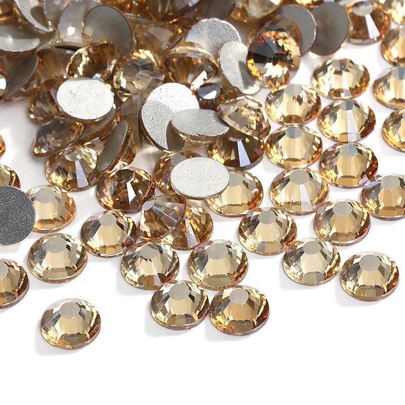 Wholesale Bulk 14400pcs Non hotfix Crystal Rhinestones Flat Back High Quality Glass stones