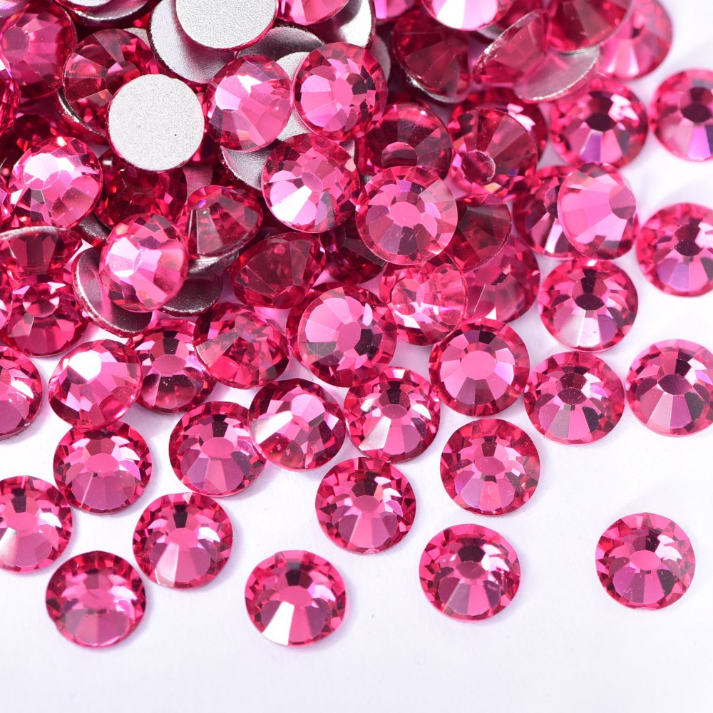 Factory Wholesale SS6-SS20 14400pcs Bulk Package Crystal Glass Rhinestones Flatback Non hotfix Rhinestone For Nail Art Garment
