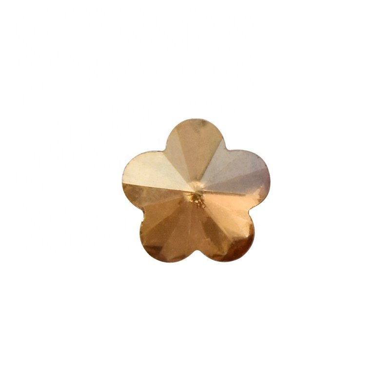 Paso Sico Crystal Glass Flowers 6mm Point Back Spring Winter Fancy Stone DIY Nail Rhinestone in Bulk