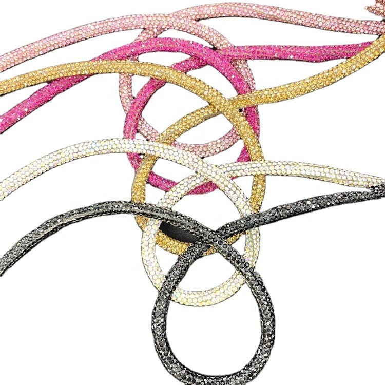 S528 luxury rhinestone string Bling Bling Crystal Diamond rhinestone Hoodie String for Decoration