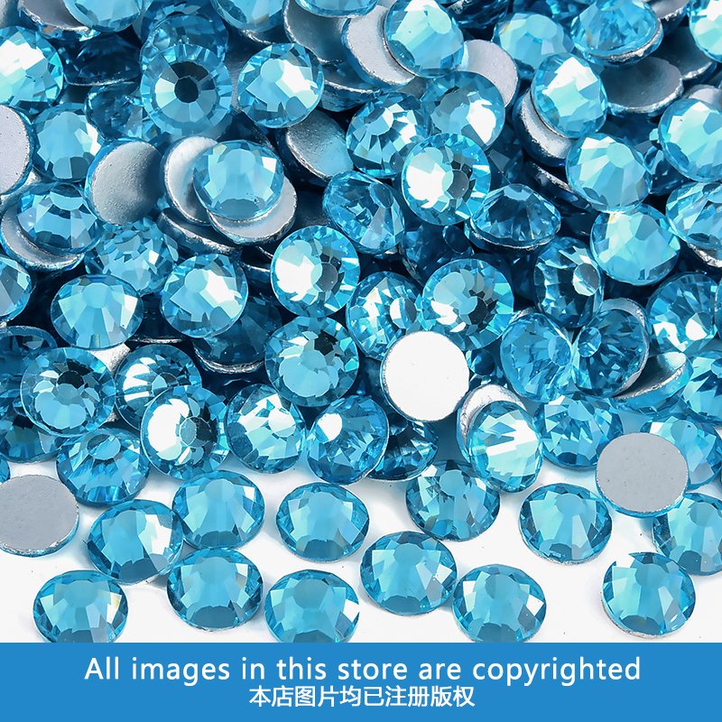 Blinginbox Wholesale ss3-ss30 Crystal Stones Stickers Non Hot Fix Strass Glass Rhinestones For Clothes DIY Fashion Apparel