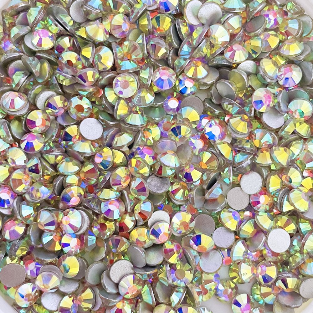 Rhinestones Flat Back Non Hotfix Glitter Diamond Stone SS6 -SS12 Bulk Rhinestones Wholesale Glass Shoes Crystal 2 Bag Lead Free