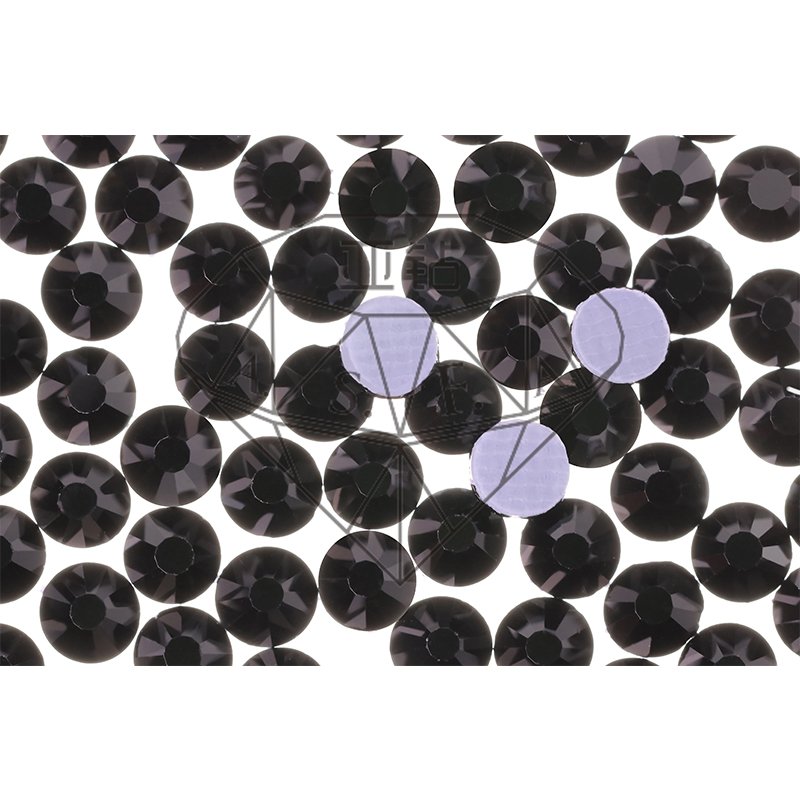 ASFA102 Jet Newest High Quality Hot Fix Jelly Rhinestones Non-Hotfix Bulk Bling String for DIY Hoodie Decoration from China
