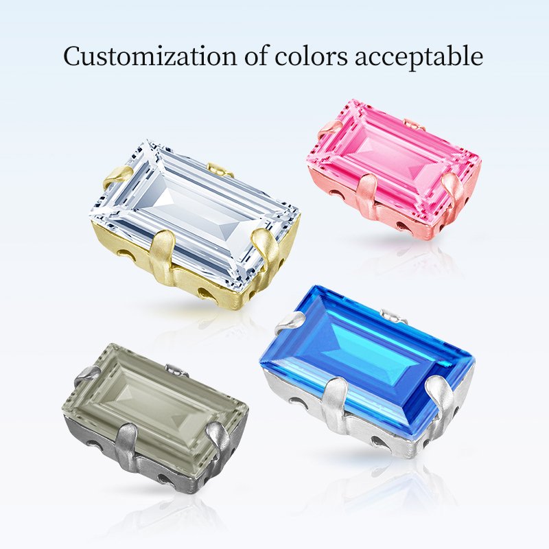 Sew-on Rhinestone With Thick Brass Claw Setting Upgraded Plating Sterling Quality For Leather Boots And Bags
