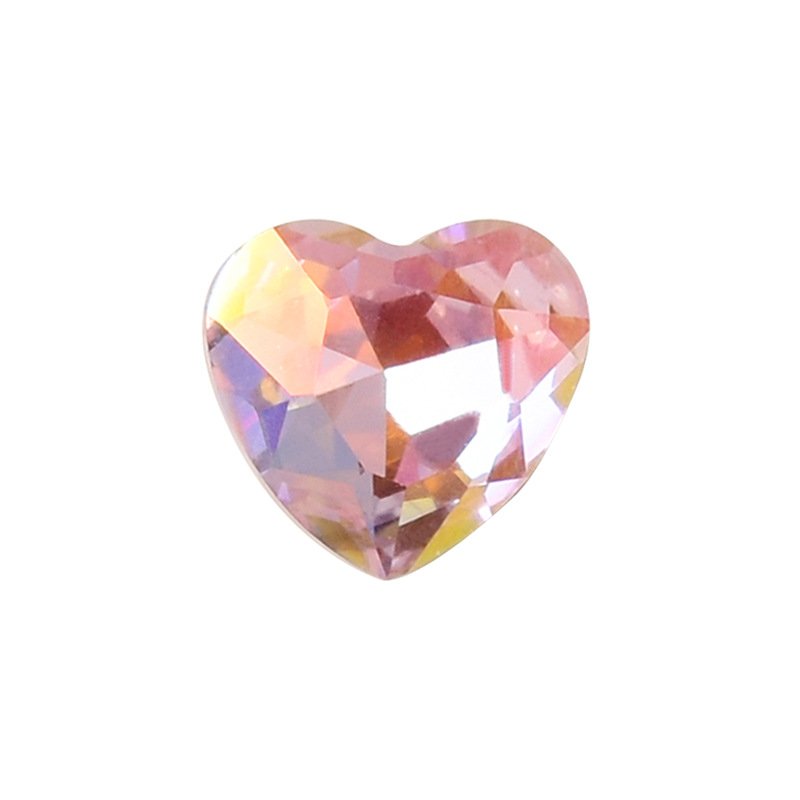 Factory Wholesale Pink Nail Stones Rhinestones Teardrop Glass Press On Nails Rhinestone Charms Big Nail Rhinestones Kit