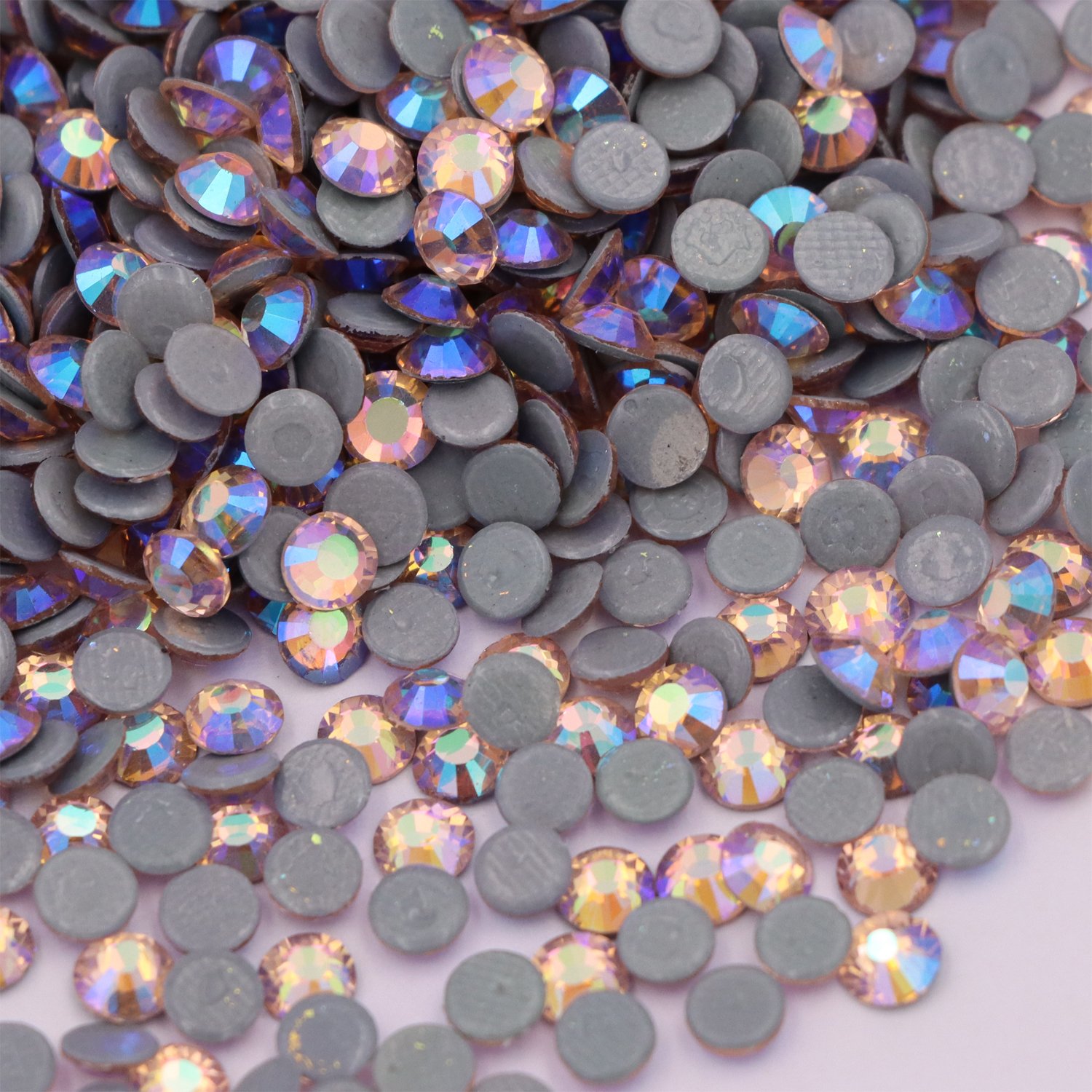 JC crystal SS12 1440 pcs per bag Stock colors crystal Rhinestones garment stone hot-fix crystal flat back hot fix rhinestones