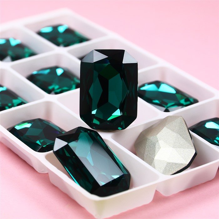 Dongzhou Octagon glass rhinestones 25*18mm k9 crystal fancy stone wholesale crystal beads for jewelry making diy accessories