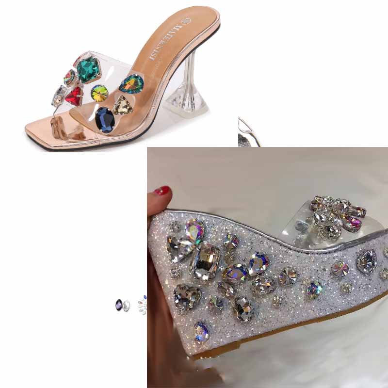 JFS027 Factory Wholesale Sparkly Bulk Horse Eye Acrylic Flat Back Sewing Multi Colors Crystal Rhinestones For Diy Clothing