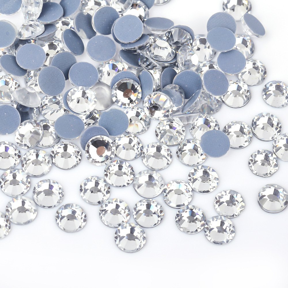 Wholesale Hot-Selling Crystal AB and Flat Back Hotfix Rhinestones Plastic Bag Packaging for Nail Art and DIY Decorations