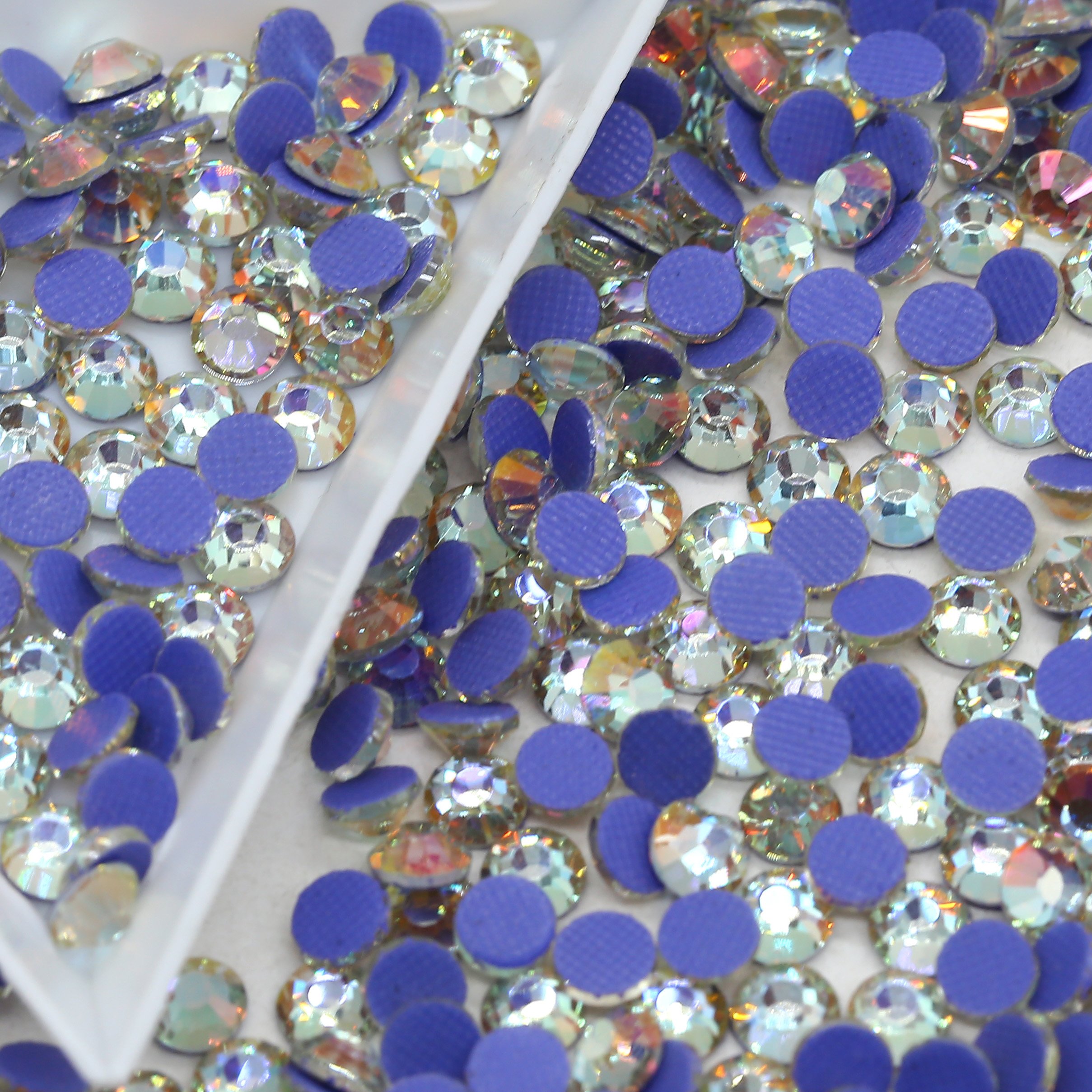 Whatstone Wholesale Hot Fix Rhinestone SS10 SS16 SS20 Flat Back Hotfix Crystal Stone For Shoes Bags Decoration