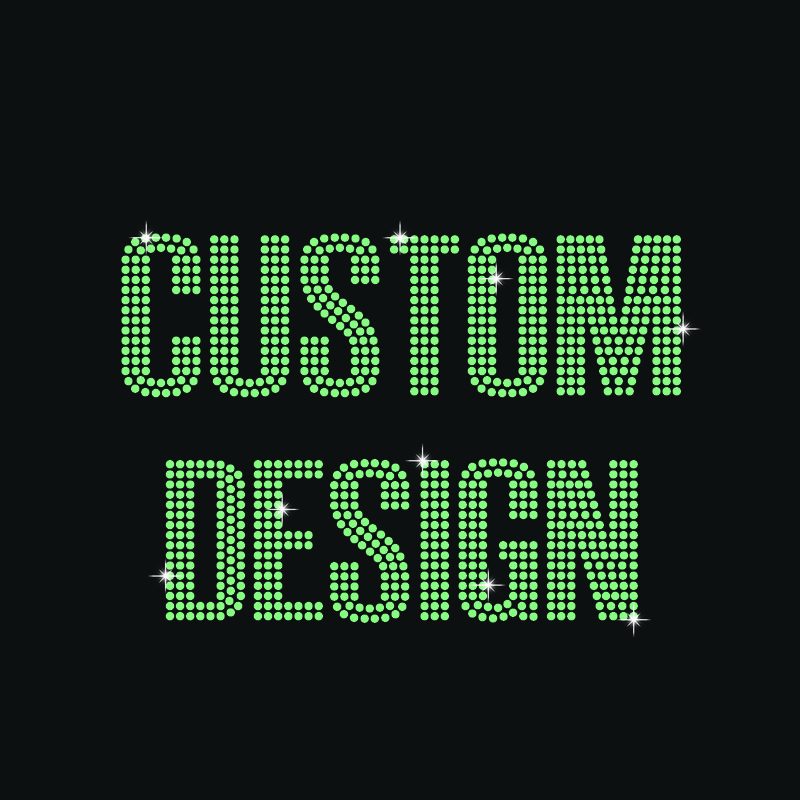 Wholesale Custom Bling Rhinestud Nailhead Crystal Diamond Heat Transfer Rhinestone