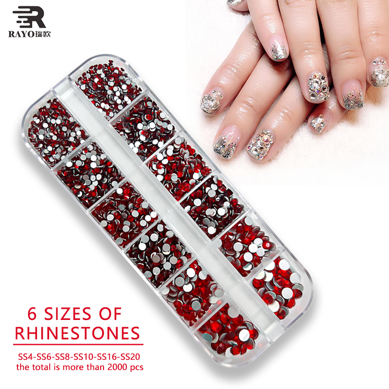 Extremely Shiny 2088 round Rhinestones 1440pcs Non-Hot Fix Loose SS10 SS16 SS20 Flatback Style for Garment Nail Art Decoration
