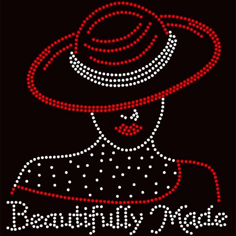 Factory Wholesale Bling iron on custom design rhinestone transfer big sister