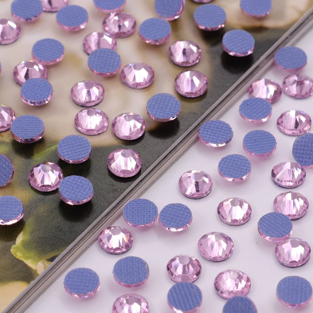 JC wholesale glass ab rhinestones hot-fix ss4 ss6 ss8 hot fix crystal rhinestones