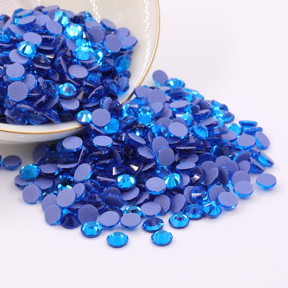 Hot sale shiny crystal AB ss20 flat back rhinestone high quality hot fix rhinestones bulk for decoration