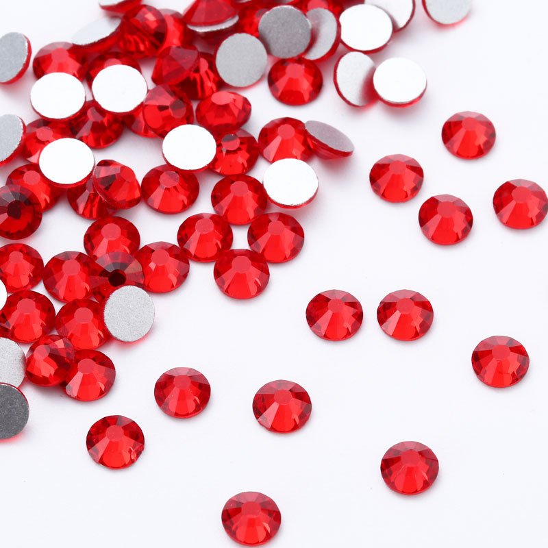 High quality SS3-SS50 non hot fix flatback glass rhinestone nail decoration crystal ab flat back rhinestones bulk