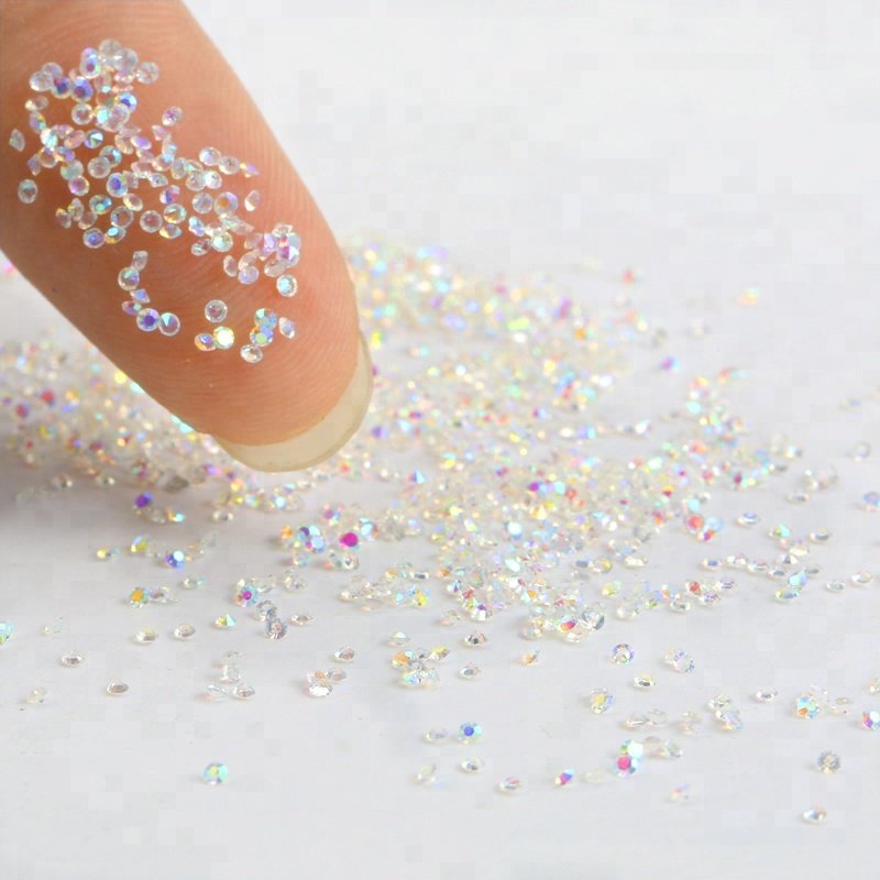 Wholesale Nail Rhinestones Pixie 3D Multi Colors Nail Art Micro Sticker Zircon Rhinestone for Crowns Decoration