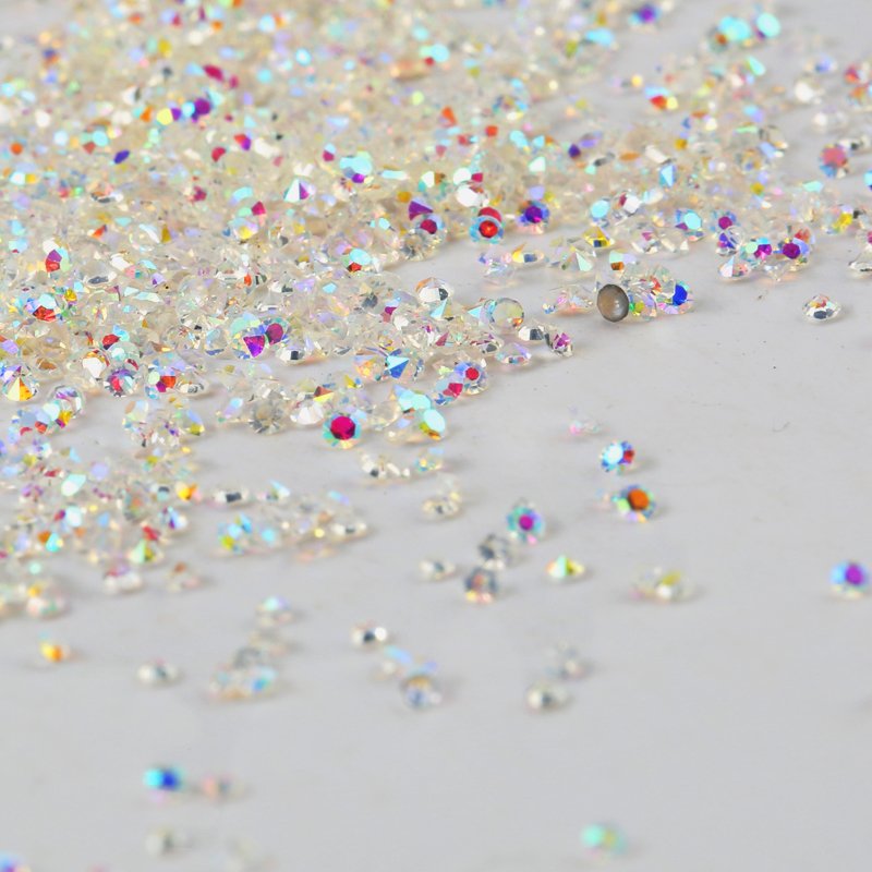 Wholesale Nail Rhinestones Pixie 3D Multi Colors Nail Art Micro Sticker Zircon Rhinestone for Crowns Decoration