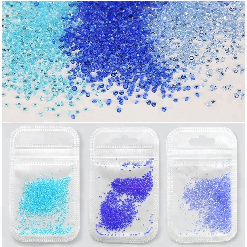 Wholesale Nail Rhinestones Pixie 3D Multi Colors Nail Art Micro Sticker Zircon Rhinestone for Crowns Decoration