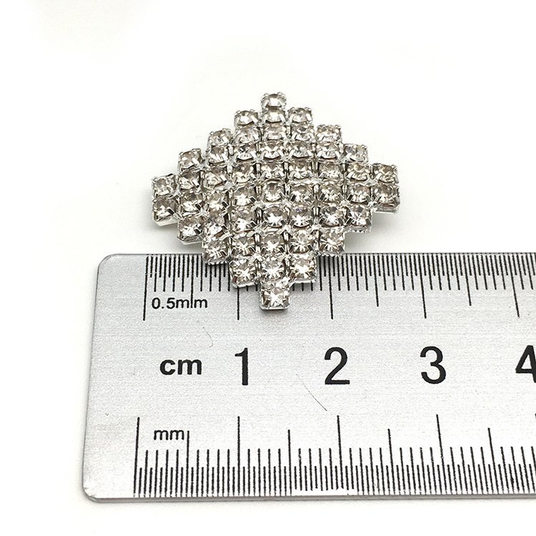 Customized Fashionable Rhinestones Button Different Colors Metal Crystal shank Buttons For Coat