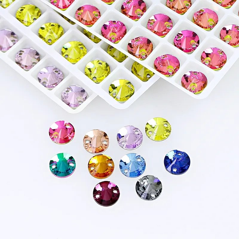 Flatback Rhinestones High Quality Sew on crystal wholesale lead-free crystal beads For garment shoes diy sewing accessories