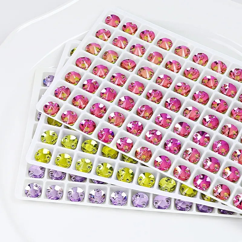 Flatback Rhinestones High Quality Sew on crystal wholesale lead-free crystal beads For garment shoes diy sewing accessories