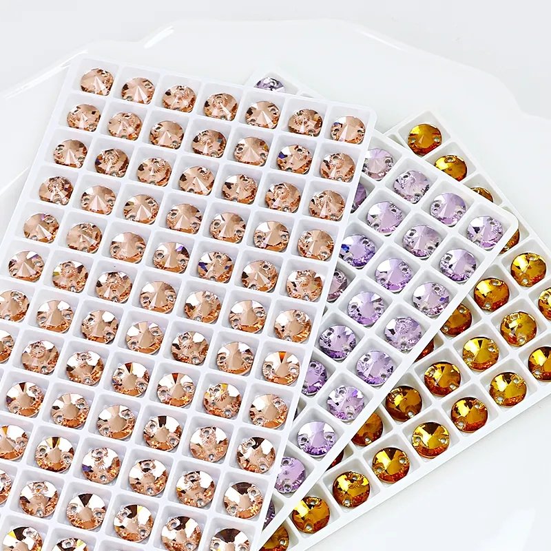 Flatback Rhinestones High Quality Sew on crystal wholesale lead-free crystal beads For garment shoes diy sewing accessories