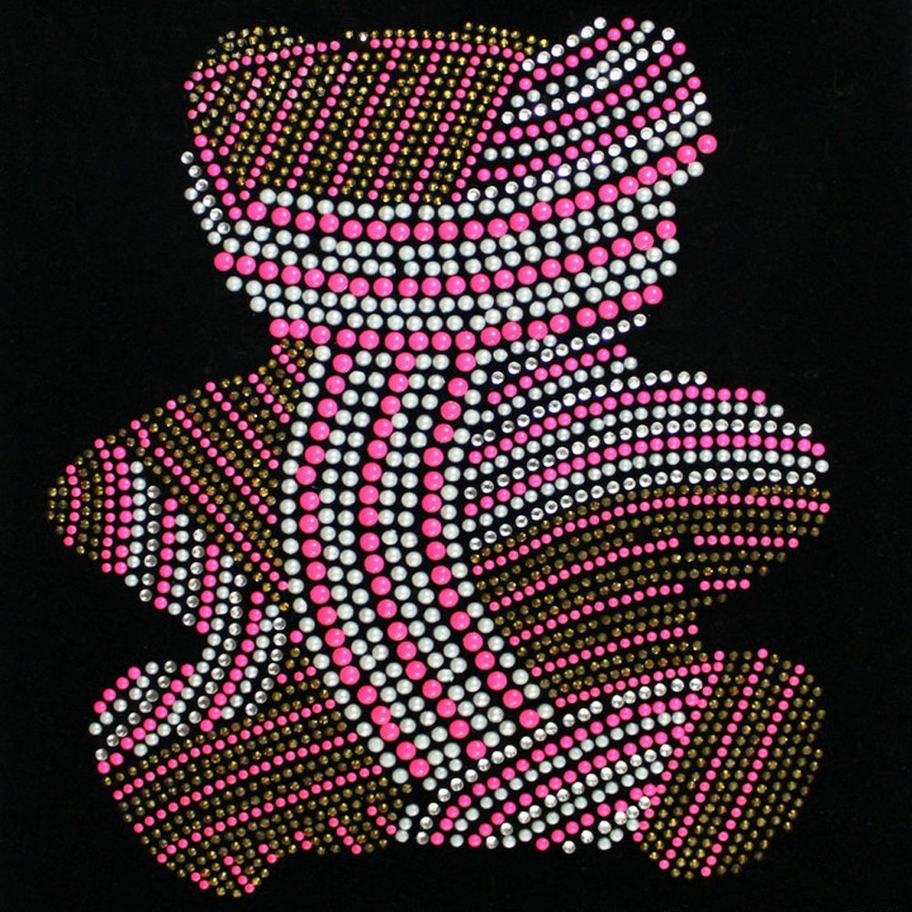 Wholesale Iron On Rhinestone Appliques Strass Motif Crystal Stones Dress Motifs For T shirts