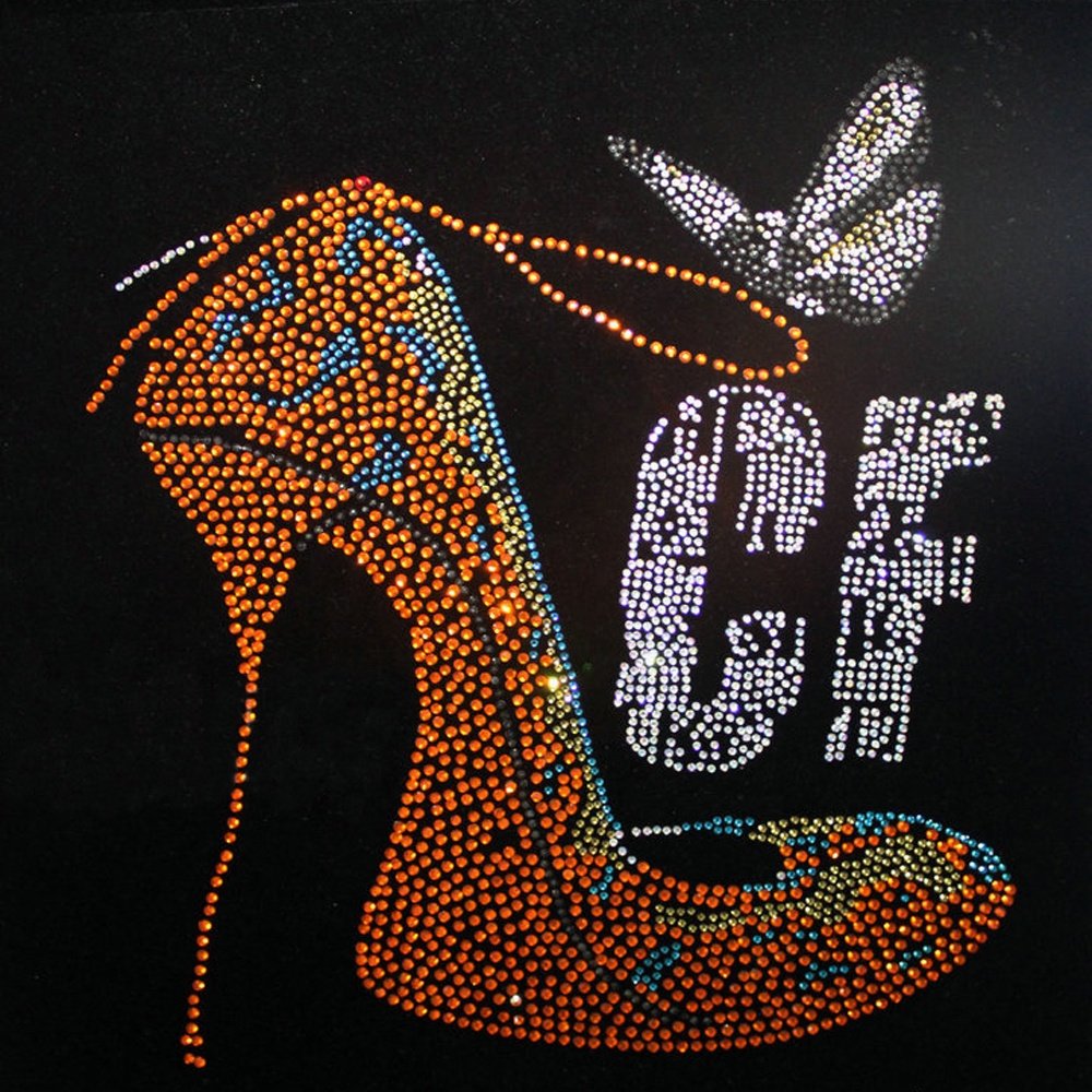 Wholesale Iron On Rhinestone Appliques Strass Motif Crystal Stones Dress Motifs For T shirts