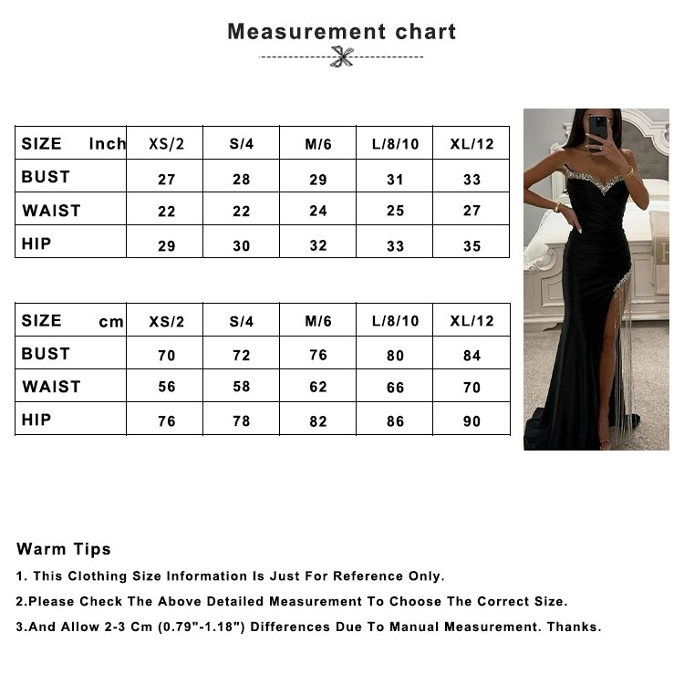 2024 New Women'S Sexy Strapless Bodycon Bandage Elegant Evening High Slit Rhinestone Fringe Dress