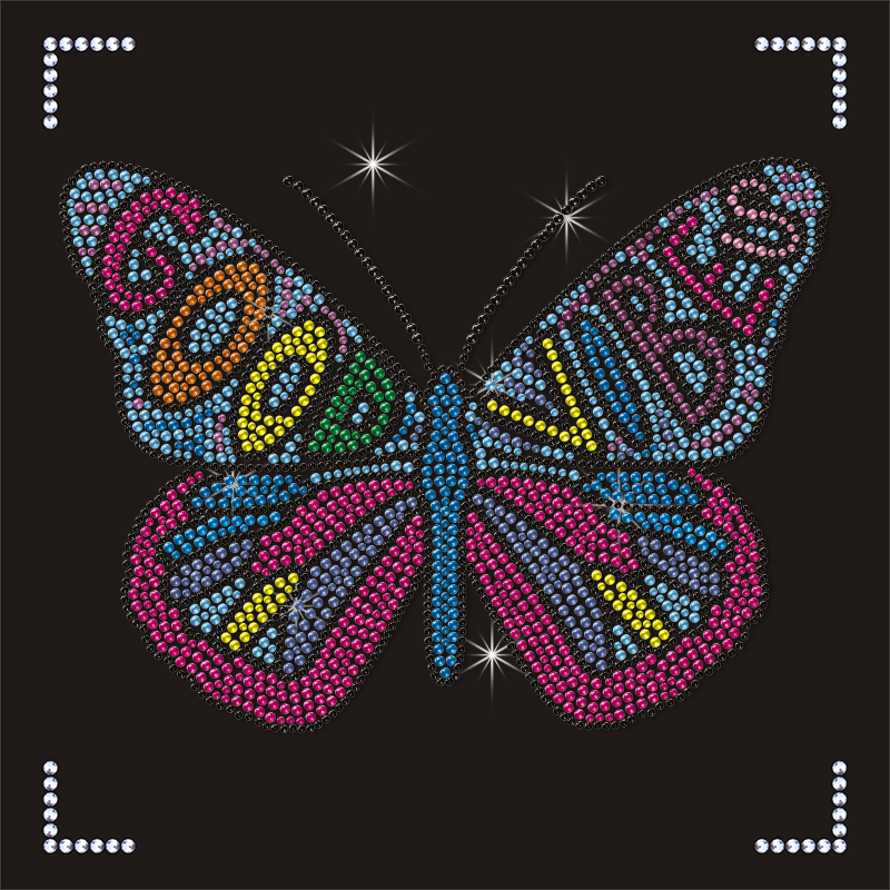 High Quality Custom 3D Rhinestone Transfer Christmas Cheer Bow Patch for Fabric Leather OEM Model