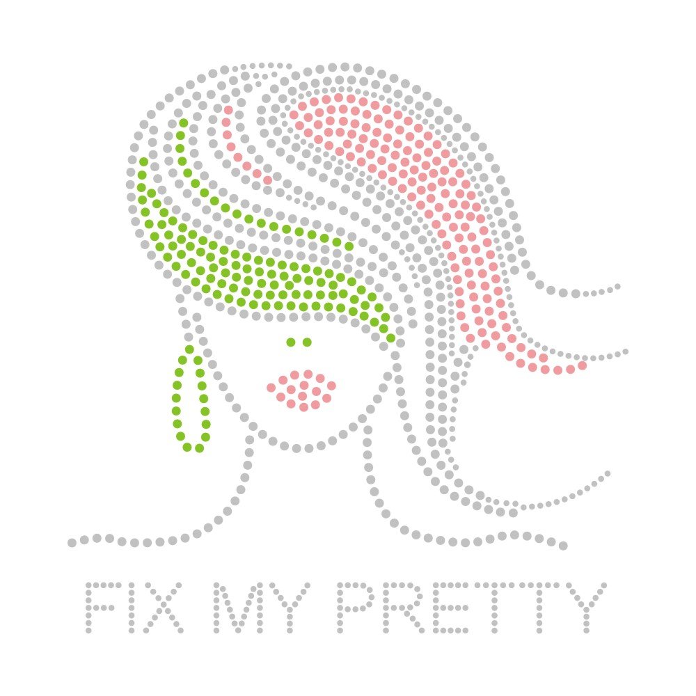 Hot fix transfer in stock new style woman girl Patterns hot fix rhinestone motif for clothes