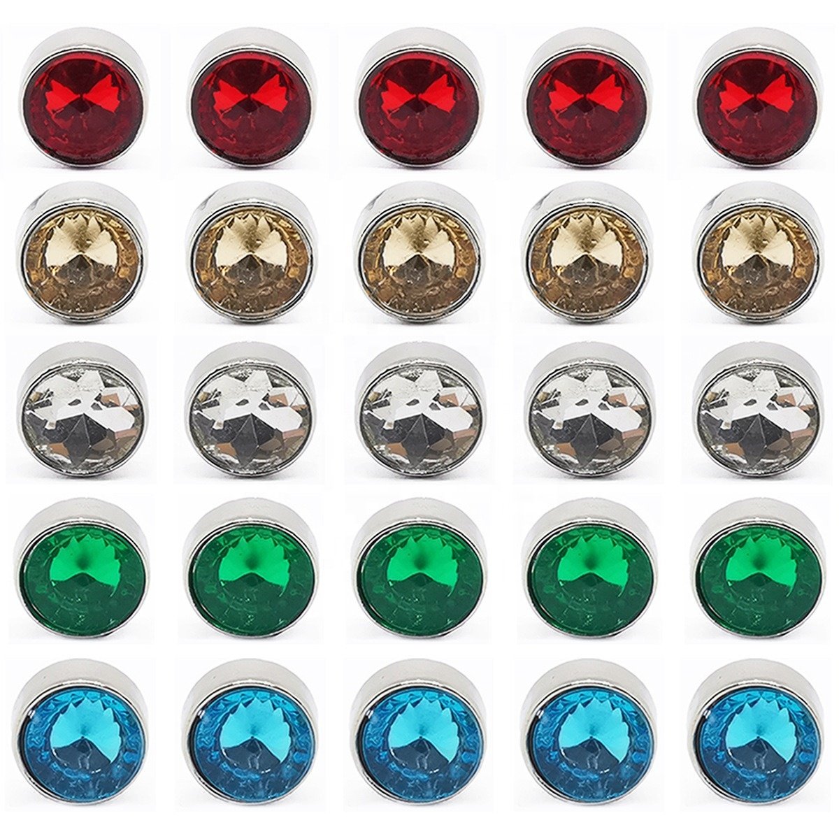 ZD006 High Quality Acrylic Diamond Crystal Rhinestone Stud Rivet For Cloth Bag Shoes