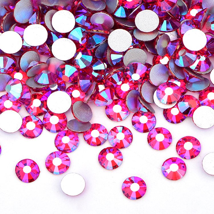 Non Hotfix Rhinestone For Nail Flat Back Hot Fix Rhinestones 16 Facet Flatback Glass Non Hotfix Rhinestone