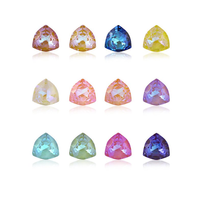 SZ Trillant Fancy Stone K9 Crystal Diamond Gems Stone Point Back Glass Rhinestones For Nail Art Clothing Accessories