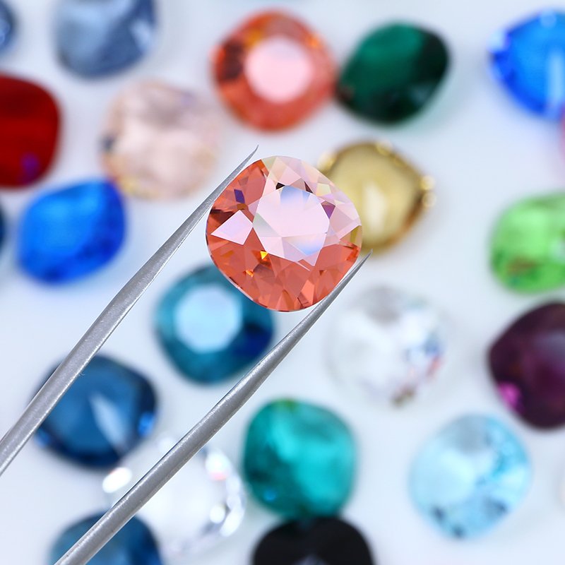 Dongzhou Square transparent glass rhinestones K9 crystal fancy stone wholesale loose crystal beads for jewelry diy accessories